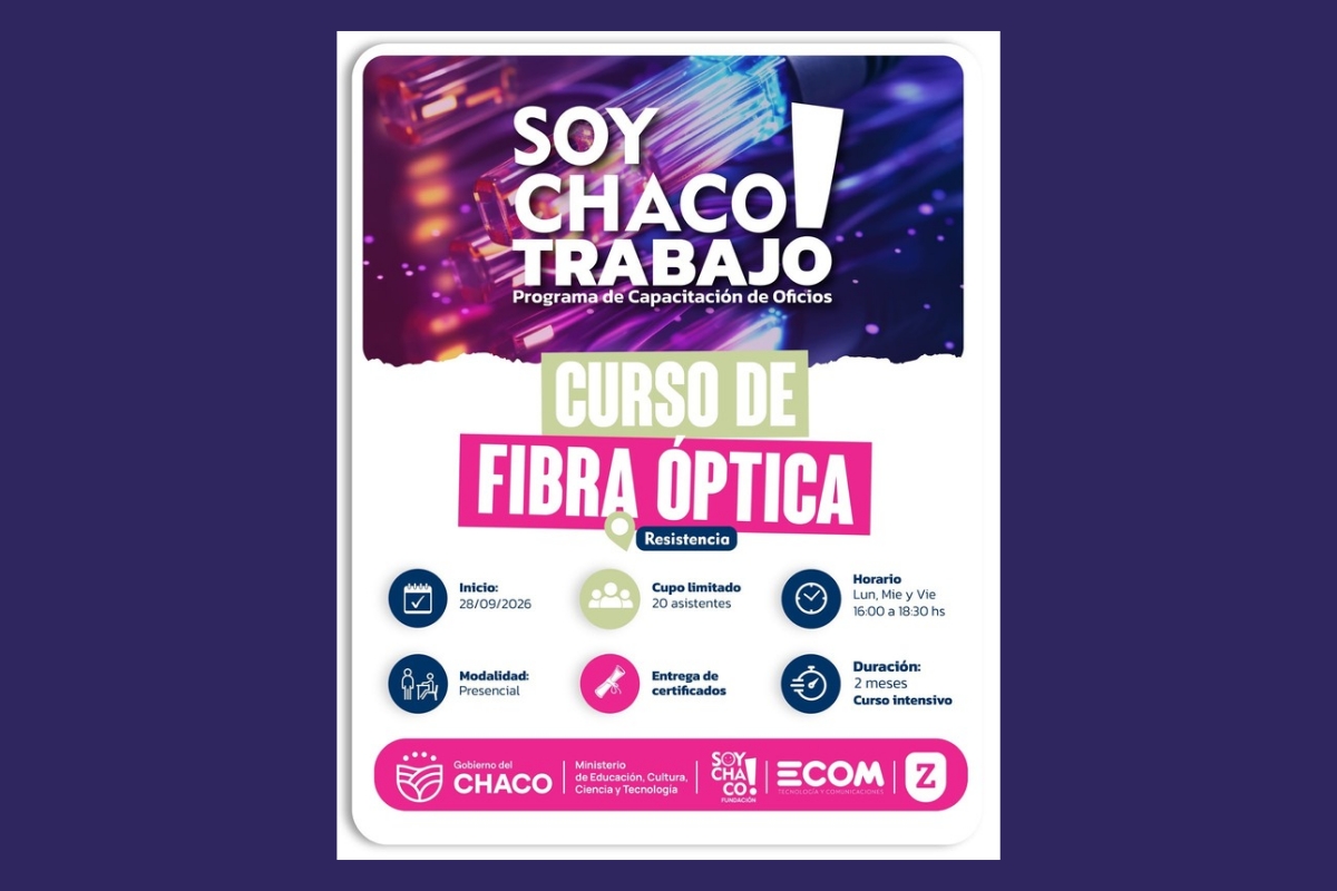 NUEVA CAPACITACIÓN EN FIBRA ÓPTICA PARA FORTALECER LA FORMACIÓN TÉCNICA Y LAS OPORTUNIDADES LABORALES